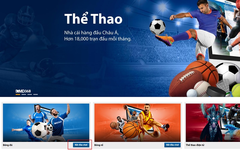Cá cược bóng đá CMD368