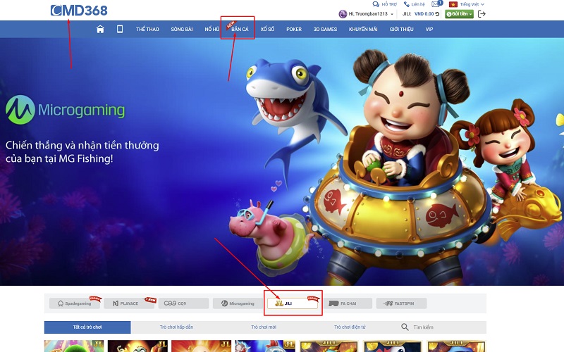 Các bước trải nghiệm Bắn Cá JILI cực đỉnh