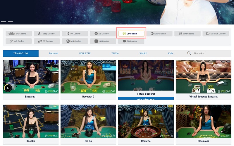 GP Casino tại CMD368