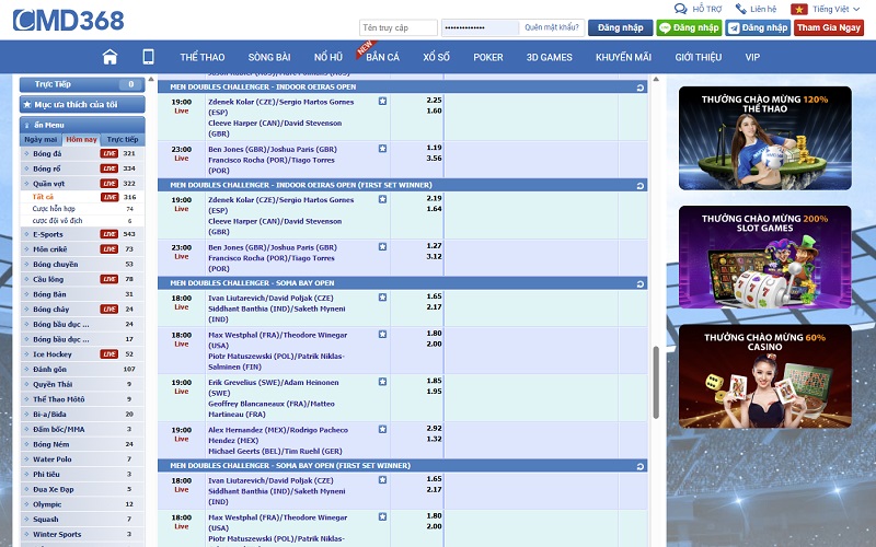 Giao diện đẹp mắt