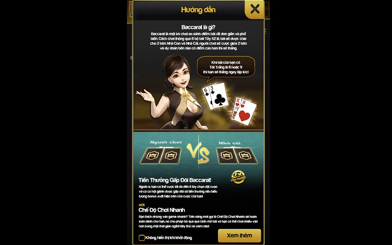 Hướng dẫn chơi Baccarat 3D cho Newbie