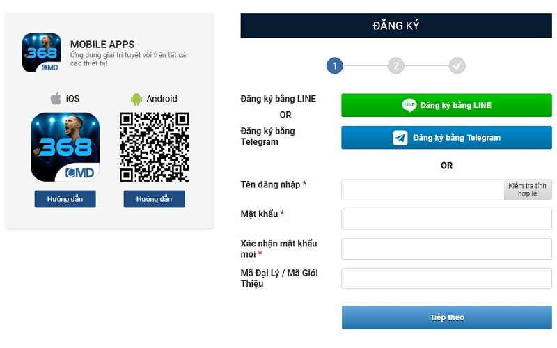 Hướng dẫn đăng ký tài khoản