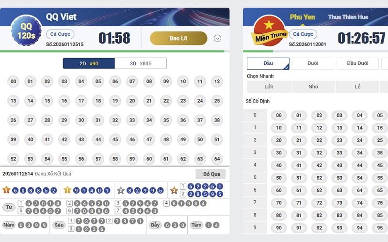 Hướng dẫn quay Xổ Số siêu tốc