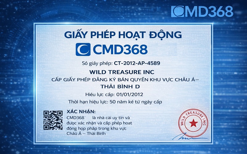 Lời cam kết khi sử dụng thông tin của CMD368