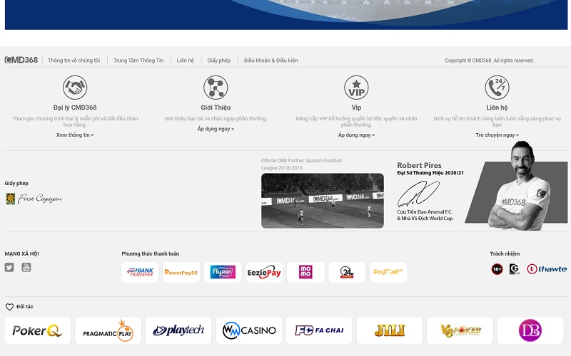 Pháp lý của CMD368