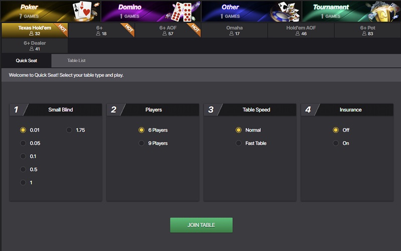 Sảnh Poker CMD368 đã được cải tiến