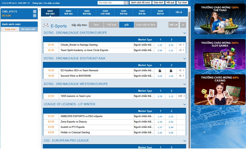 Siêu phẩm Thể Thao Điện Tử nên thử