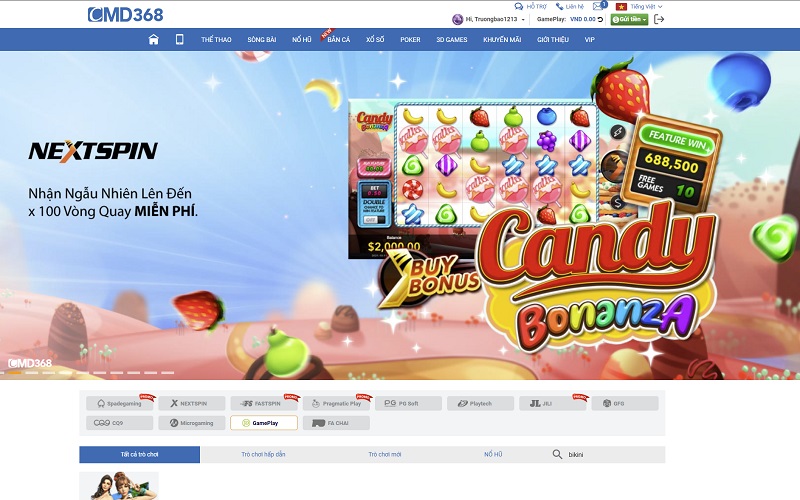 Slot Gameplay CMD368