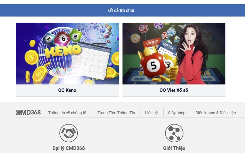 Tổng hợp các sảnh Xổ Số CMD368 nên tham gia