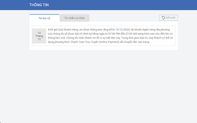 Xem hòm thư trên hệ thống