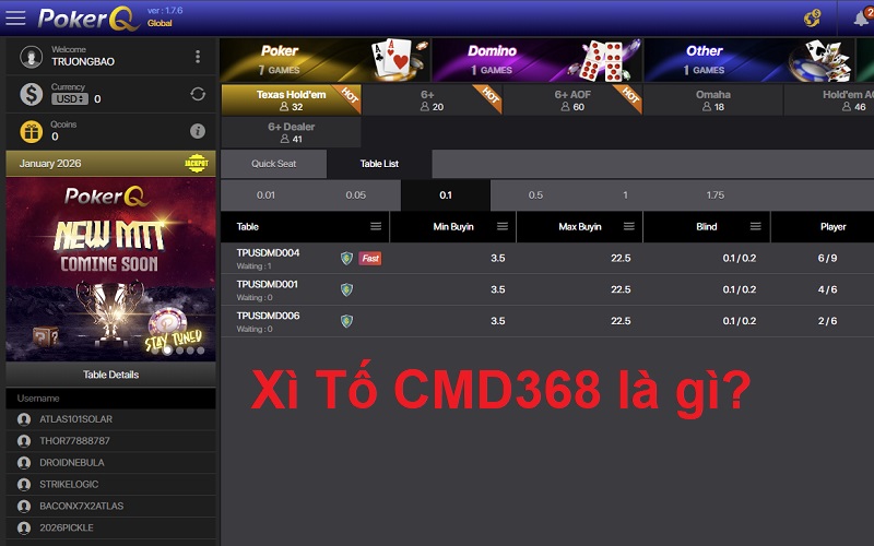 Xì Tố CMD368 là gì?